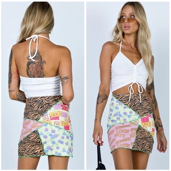 PRINCESS POLLY This And That Mini Skirt - Picture 1 of 3